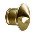 Wall Light, 2 W 2700K/3900K/4500K/5200K Integrated LED Natural Brass Die-Cast Aluminum PO Series Round Zone