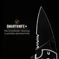 Smart Knife, 1.75" W X 4.375" Close X 6.875" L Open X 0.5" D 420 Stainless Steel Anodized Aluminum | TU6869