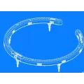 Drip Ring, 10"Barb Gray 8-Outlet