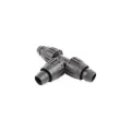 Tee, 3/4"Socket x Spigot Black 800 Series