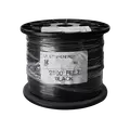 Underground Low Energy Circuit Cable, 18/1 2500' Solid 30 V Bare Copper PVC Black R7002D