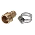 Aqualine Hose Repair Fitting Brass Male 3/4" MHT | AQLBHR34M