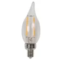 Brilliance LED Candelabra Edge Filament 2700K 12, Clear | CAN-FIL-EDGE-F-2-2700-C-12