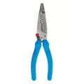 7.5" X 2.6" 1.89" Handle Span X 2.13". Jaw Capacity Forged Wire Stripper Plier, Forged High Carbon U.S. Steel | 968G