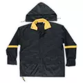 Rain Suit, Large Black Nylon | R103L