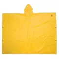 Rain Poncho, Large Yellow Pvc/Vinyl | R10410