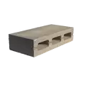 Cinder Retaining Wall, 4 x 8, 16, 8 x 8 x 16" | 4X8X16