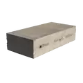 Cinder Retaining Wall, 4 x 8, 16, 8 x 8 x 16" | 4X8X16