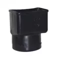 Downspout Adapter, 3" x 4" x 4" HDPE Single Wall | 02003-44DSA