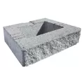 Geostone, Rockwood Universal Retaining Wall, Gray, 4" x 18" x 12" | 6058061663