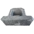 Premier Premium Retaining Wall, 8" x 18" x 12", Gray |Premier 8 (12 D)-Grey