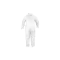 Crew Coverall Safety Vest, X-Large Polyethylene Coating Non-Woven Microporous White Zipper | 6954