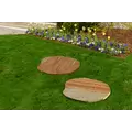 Chiseled Edge Stepping Stone, Buff, 18 x 18 x 1" | BUFFSTPSTN1818