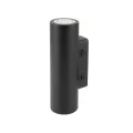 WAC Estrella Tall LED Cylindrical Wall Sconce 12V, Black | 3611-27/30/40BK