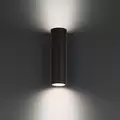 WAC Estrella Tall LED Cylindrical Wall Sconce 12V, Black | 3611-27/30/40BK