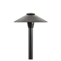 Alliance Outdoor Lighting Area Hat 7.75” Area Light Hat, Black Construction, Includes A Frosted And Clear Lens