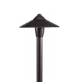 Alliance Outdoor Lighting Area Stem Bi-Pin Lamp Base, 18” Stem, Black Construction, No Lamp, Double Wire Lead (18” & 25’), And Stake 18"
