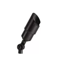 Alliance Bullet Black Mr16 Lamp Base, Black Construction With Convex Lens, No Lamp, Double Wire Lead (18” & 25’) And Stake | BL110-BLK