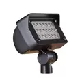 Alliance Outdoor Lighting Bi-Pin Lamp Base, Cast Brass No Lamp, Double Wire Lead (18" & 25') Stake, Black