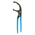 12" X 2.52" 1.77" Handle Span X 2.5 To 3.75" Jaw Capacity Oil Filter/Pvc Plier, Forged High Carbon U.S. Steel | 212