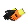 Gloves, Medium Polyester Shell Orange And Blackwater Resistant | F4783HV/M