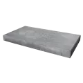 Techo Raffinato Cap Shale Gray 24 Ea/Pallet 8 Layers/Pallet 3 Ea/Layer 14" X 28" X 60mm | 004677