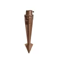 Alliance Uplight No Lamp Adjustable Mr16 Wire Lead 25' 8.5" Ground Stake Sand CAST Bronze 8-1/2” | HSC-BL1