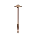 Alliance Path Light Sand Cast Bz No Lamp No Lamp, 8.5" Ground Stake, Wire L Ead (25'), Hat Dia 6", 18" Stem 22" | HSCPL1