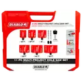 Diablo 11 Piece Bi-Metal Hole Saw Set