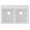 Quartz Classic Drop-in Sink Bowl, White | ELG3322WH0