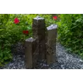 EasyPro Natural Top Basalt Column Kit w/ 48" Basin, Sizes are 20", 27", 35", 1000 GPH Pump & Light Rings 3"