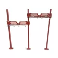 MIFAB Dual Water Cooler Carrier 2 Hanger Plates 3 Uprights | MC33