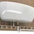 Oatey Freestanding PVC Tub Kit Includes PVC Adapter & Brass Tail Pieces | FTD5135P