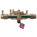Watts LF009M2-QT-FS Reduced Pressure Zone Assembly Backflow Preventer Quarter Turn Shutoff w/ Flood Sensor Lead Free Copper Silicon Alloy 1-1/2" | 88004114