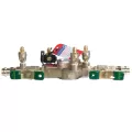 Watts LF007M1-QT-FZ Double Check Valve Assembly Backflow Preventer Quarter Turn Shutoff w/ Freeze Sensor Lead Free Bronze 1" | T063232