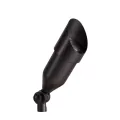 Alliance Outdoor Lighting Accent Up-Light FLood Ground Stake, Double Wire Lead 18" & 25', Black