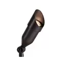 Alliance Outdoor Lighting Accent Up-Light FLood Ground Stake, Double Wire Lead 18" & 25', Black
