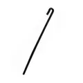 8-1/2" 9 GA Aluminum Black Hooked Tie | FBK2309TIEAL