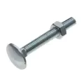 3/8" x 3" Carriage Bplt with Nut Black Coated | 10508-B