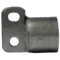 1-5/8" Rail End 2 Hole Galvanized | 11412