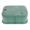 Carson Standard Valve Box Extension with Lid Green 6" | 14191002