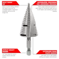 Diablo Impact Step Drill Bit (17 Steps) 7/8" - 1-1/8" | DSD1125S17