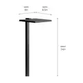 Kichler Shallow Shade Path Light 3000K | 16196BKT30