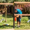8' Black Post with Top Plate Lifetime Post 4" x 1.73" x 92" | LTP 80220