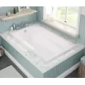 Tempest End Drain Aeroeffect Bathtub, Acrylic White | 100103-103-001-100