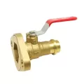 Red-White Pump Flange Ball Valve EzPress Stainless Steel 2 Piece 1-1/4" | 2420F114
