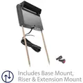 WAC Low Profile Linear Path Light 12V 3000K, Black | 6401-30BK