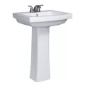 L280 LAV Basin, White Edge PED Only | L280-4WHT