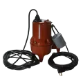 Submersible Sewage Pump, 4/10 hp 115 V 1-Phase 125 gpm LE40-Series Wide-Angle Float