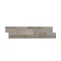 STACKED STONE FLATS ALPINE GREY ALPINE GREY QUARTZITE SPLIT FACE FLATS - 6 EA (6 SF) PER BUNDLE / 288 EA (SF) PER PALLET 6" X 24"
